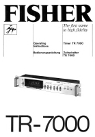 Fisher TR-7000 - Owners Manual